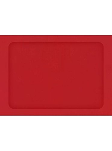 Premium LUXPaper A7 Full Face Window Envelopes - Peel & Press Self-Seal, 5.25