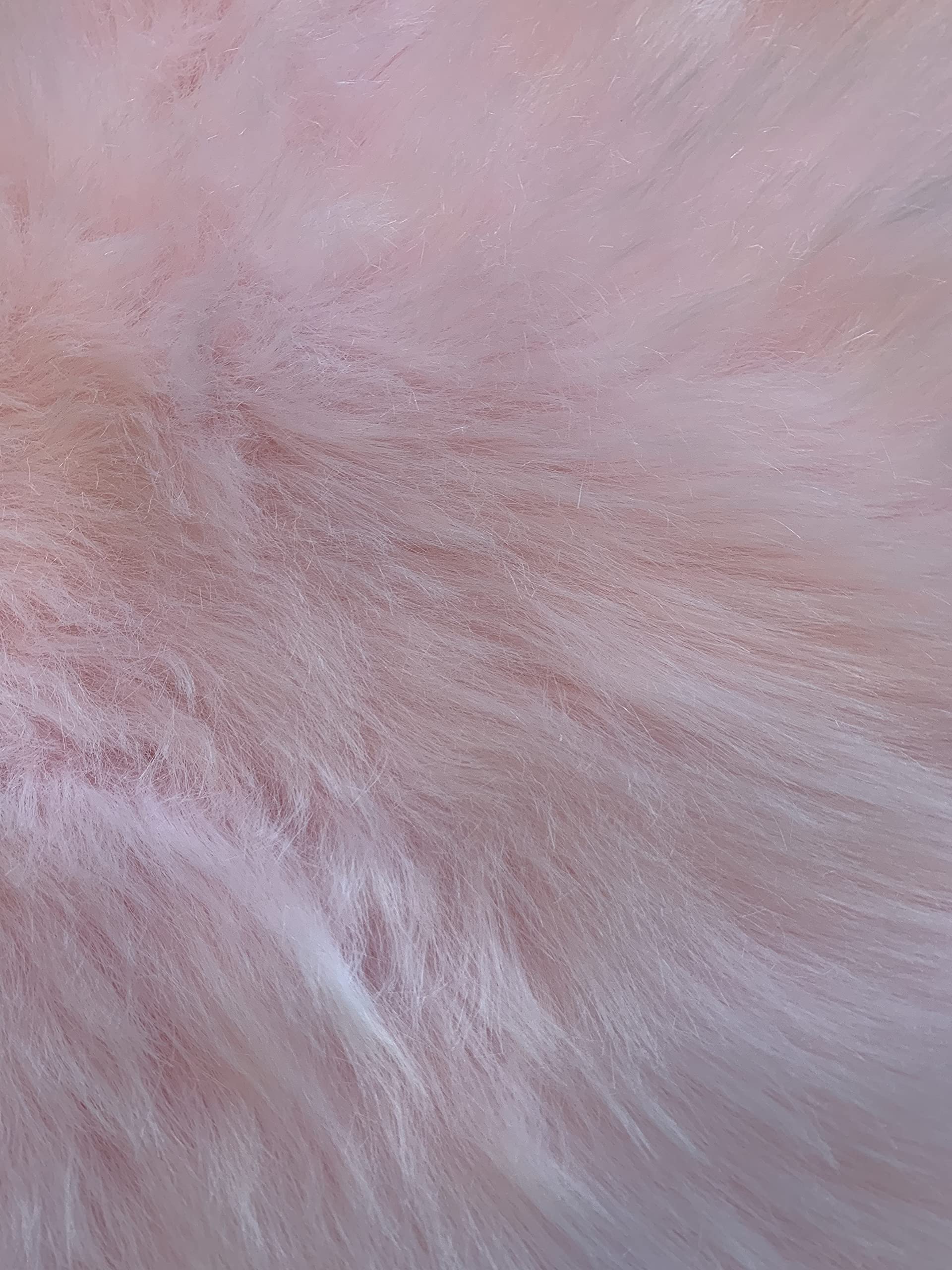 LAMBZY Faux Sheepskin Rug - Super Soft Hypoallergenic Shaggy Carpet for Living Room, Nursery, Bedroom & Sofa - Pink Free Shape 3x6 Feet - Cozy Home Decor, Perfect for Kids Play Area & Winter Floor Mat