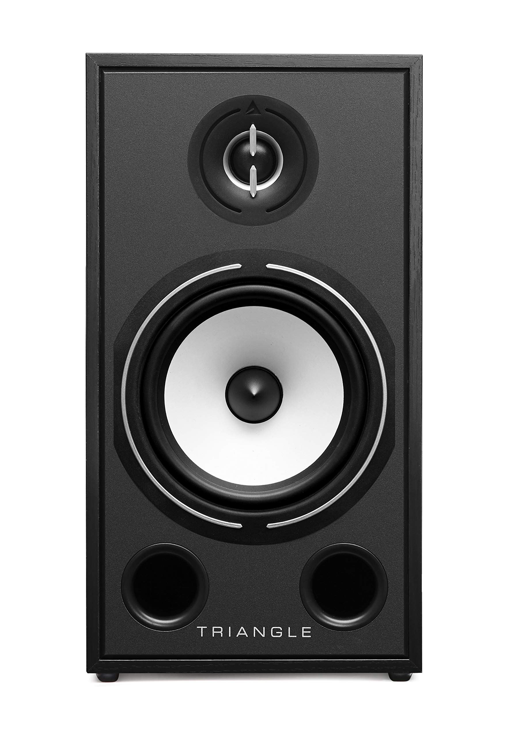 Borea BR03 Hi-Fi Bookshelf Speakers - Premium Triangle Audio Bookshelf Speakers for Home Theater & Music (Black Ash, Pair) - Perfect for Living Room, Studio & Audiophile Setup