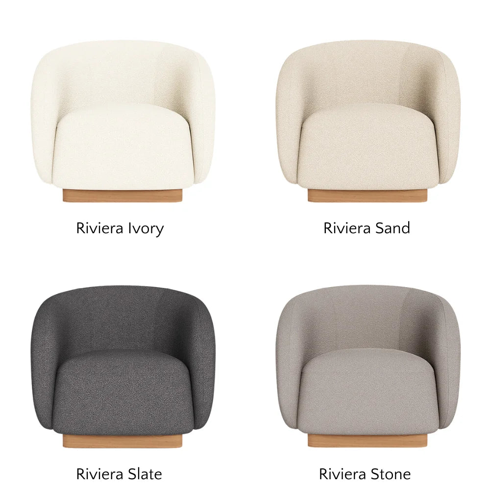 Como Outdoor Swivel Lounge Chair - 360 Degree Rotating Patio Furniture with Cushion, Waterproof & UV Resistant for Garden, Poolside, Deck, Backyard Relaxation
