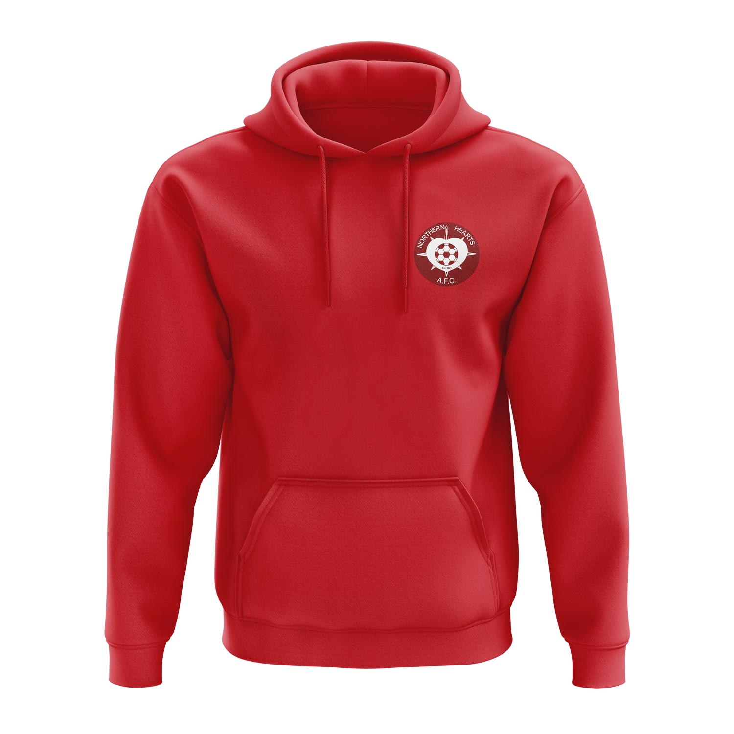 Northern Hearts Club Hoodie with Pocket Print - Cozy Pullover Sweatshirt for Men & Women - Perfect for Casual Wear, Street Style & Winter Outfits