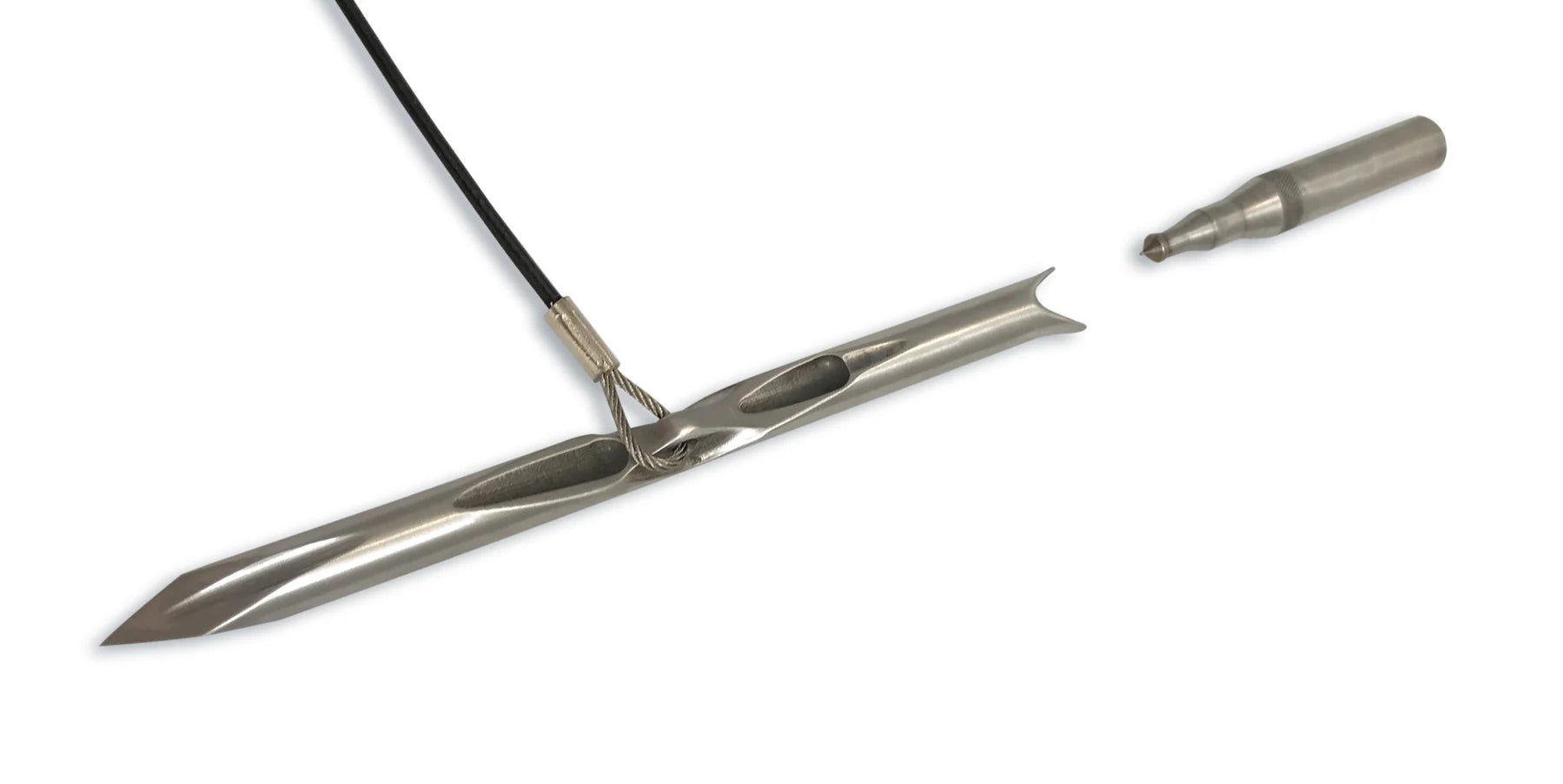 Riffe 5/16 (8mm) Slip Tip Spearfishing Shaft - 8mm/24 Thread for Underwater Hunting - Perfect for Spearfishing and Freediving Adventures