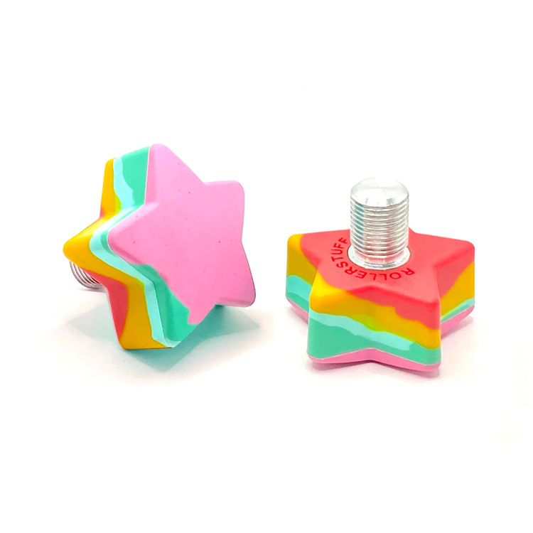 High-Quality Star Toe Stops for Roller Skates - Durable & Non-Slip Replacement Toe Stops for Roller Derby, Artistic Skating & Outdoor Use
