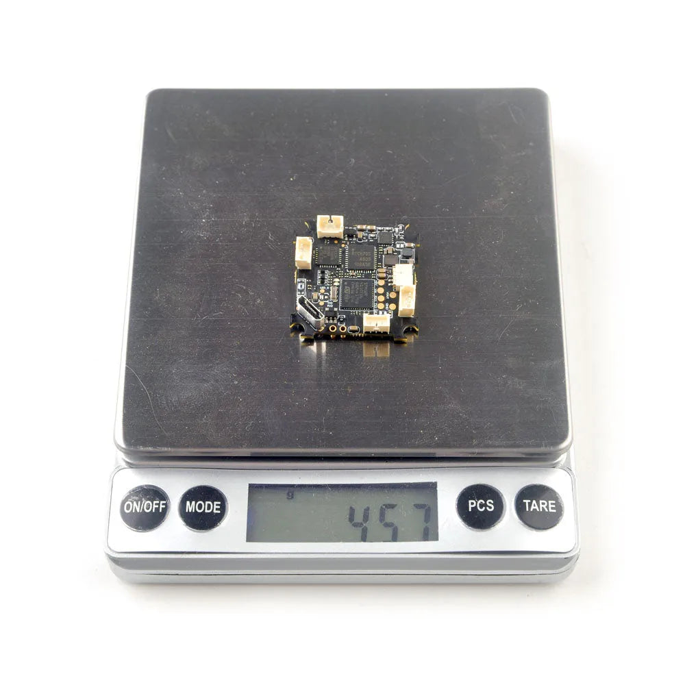 Happymodel ELRS F4 2.4GHz AIO 5-in-1 Flight Controller with Built-in SPI Receiver - Perfect for FPV Drone Racing and DIY Quadcopter Builds