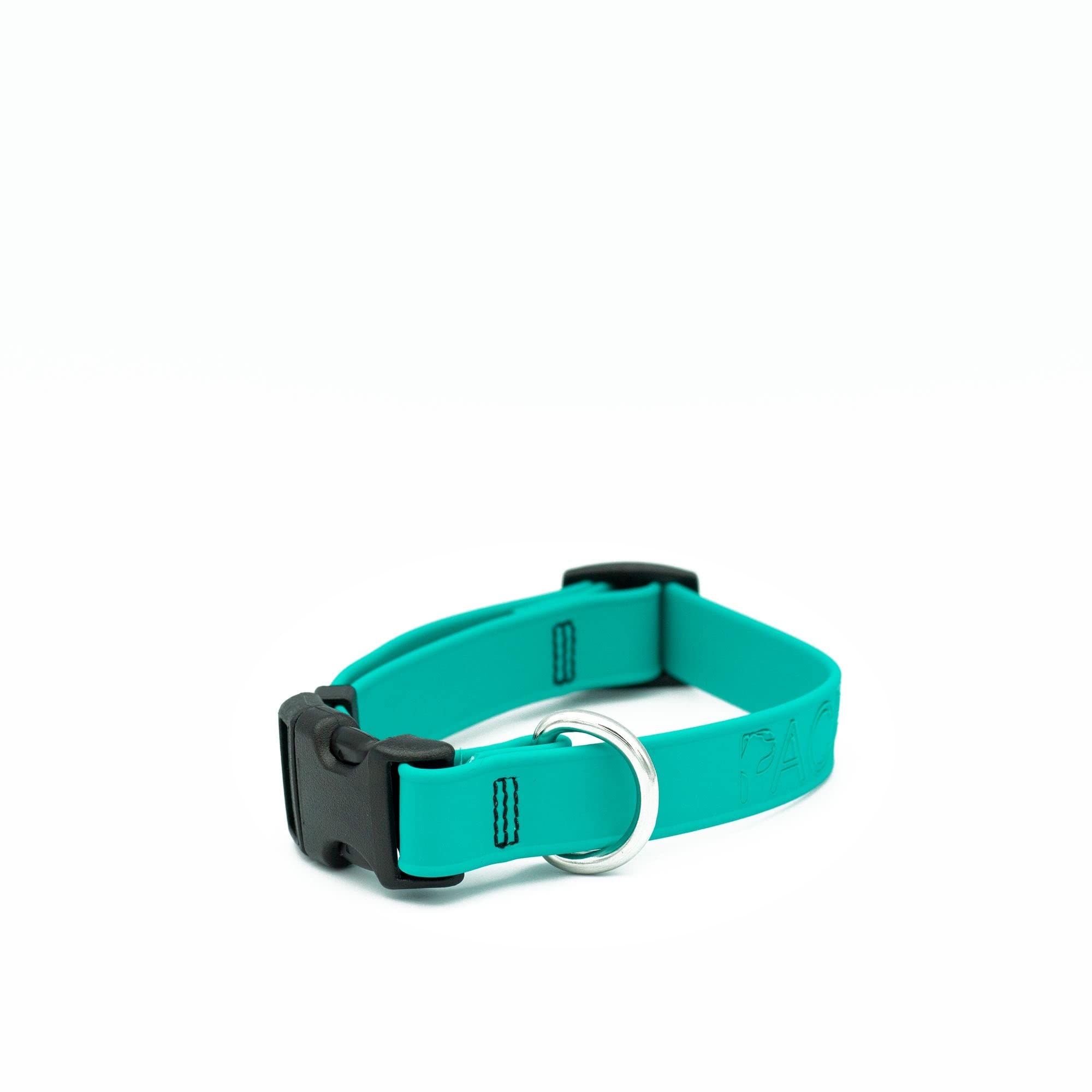 Endeavor Waterproof Dog Collar for Small Dogs - No Stink, USA Made, Teal Blue Collar for Small Male & Female Dogs | Perfect for Swimming, Bathing & Outdoor Adventures | Size S