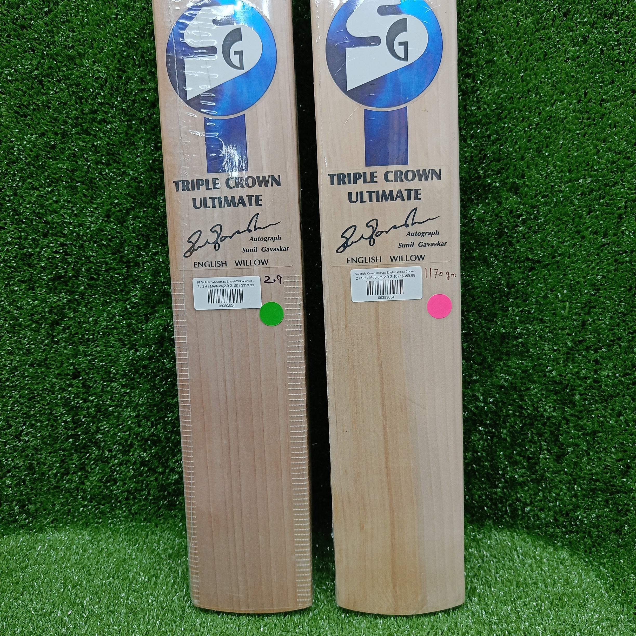 Premium SG Triple Crown Ultimate English Willow Cricket Bat - Professional Grade for Match Play & Training | Perfect for Competitive Cricket & Practice Sessions