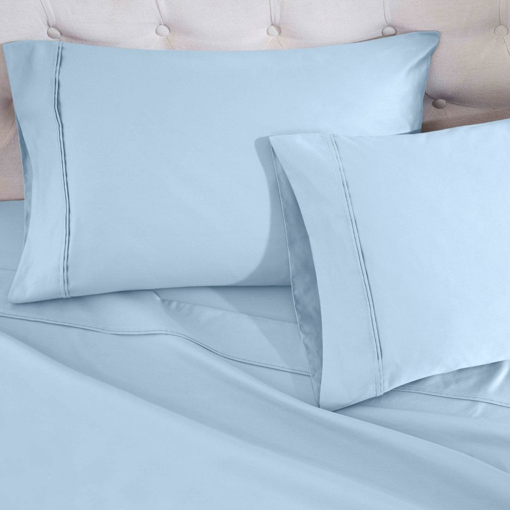 Luxury 1200 Thread Count Egyptian Cotton Deep Pocket Bed Sheet Set - Queen Size, Soft & Breathable for Ultimate Comfort - Perfect for Master Bedroom, Guest Room & Hotel Use