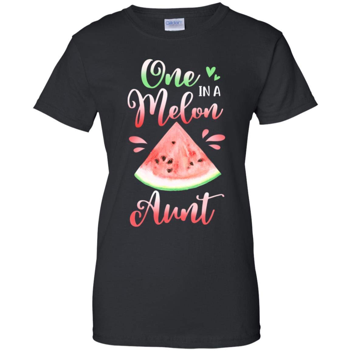 Vintage Women's One in A Melon Funny T-Shirt - Cute Watermelon Print Short Sleeve Tee for Birthday Gifts, Summer Outfits & Casual Wear