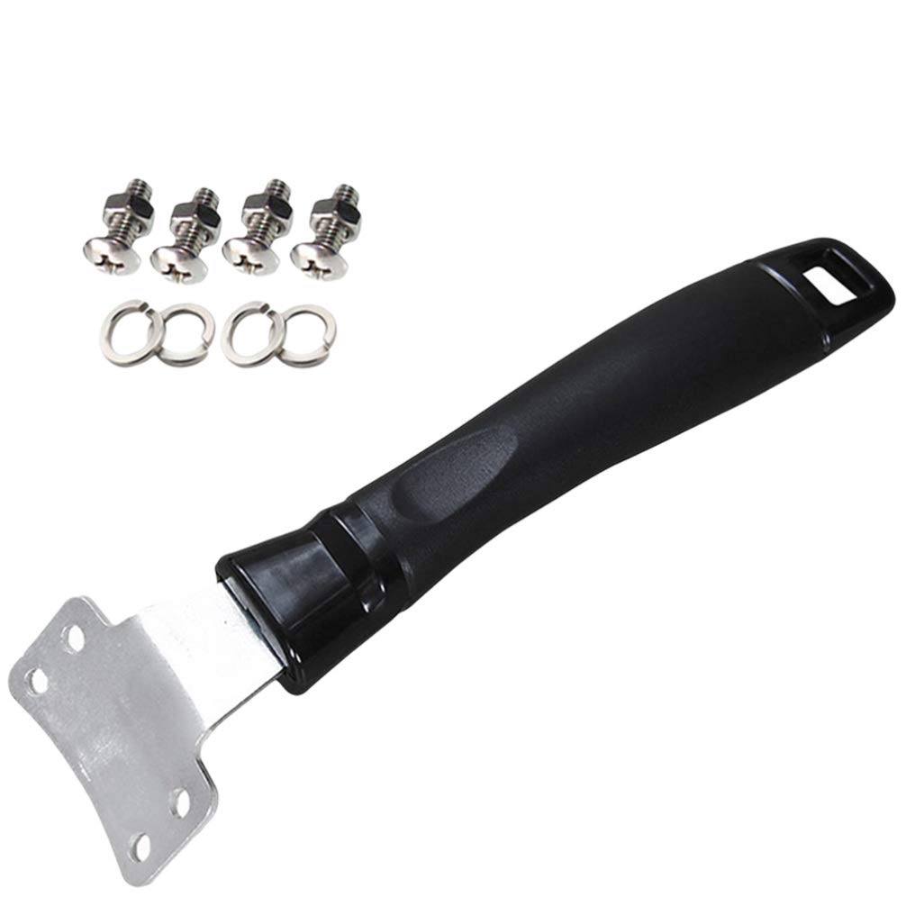Hemoton 4-Piece Stainless Steel Pot Handle Replacement Set - Heat-Resistant Bakelite Grip for Sauce Pans, Skillets & Cookware - Anti-Scald Cooking Utensil Accessories for Safer Kitchen Use