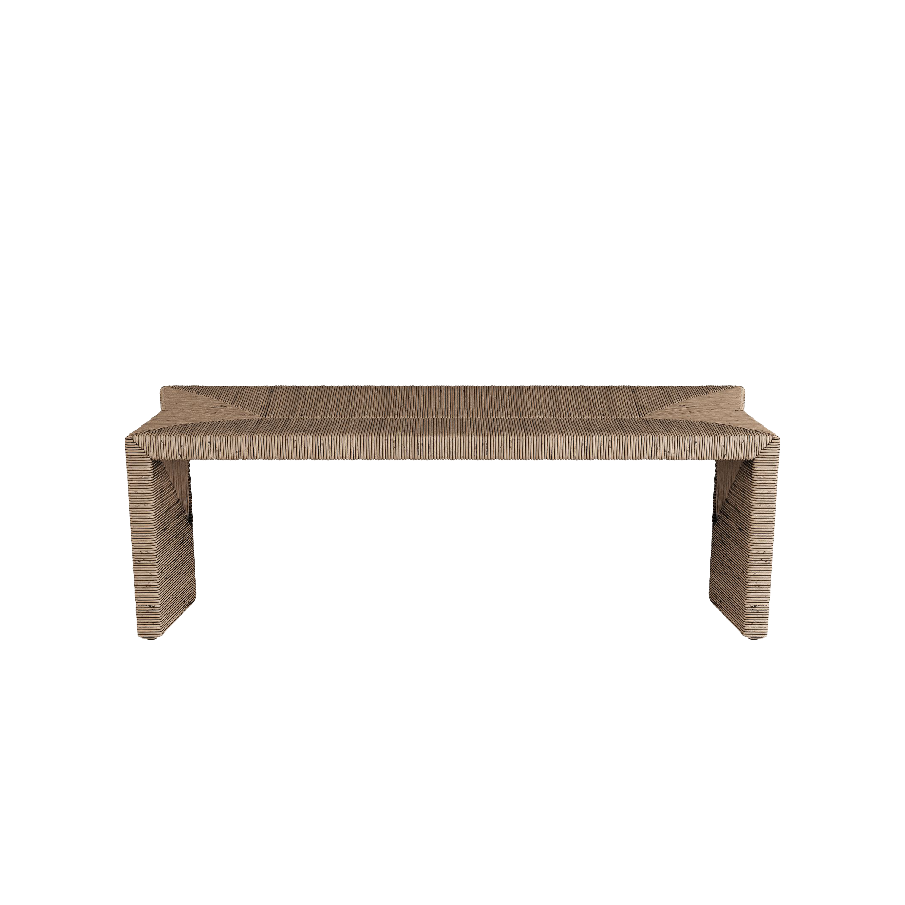 Avalon Bench 102032012000 - Modern Outdoor Garden Bench for Patio, Backyard & Lawn - Durable Weather-Resistant Wooden Seating with Comfortable Design