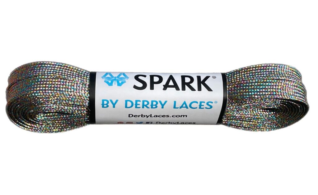 Derby Laces 96 Inch - Premium Spark Roller Skate Laces for Derby Skating & Roller Derby Competitions | Durable & Stylish Skate Shoe Laces for Roller Skates, Quad Skates & Rollerblades