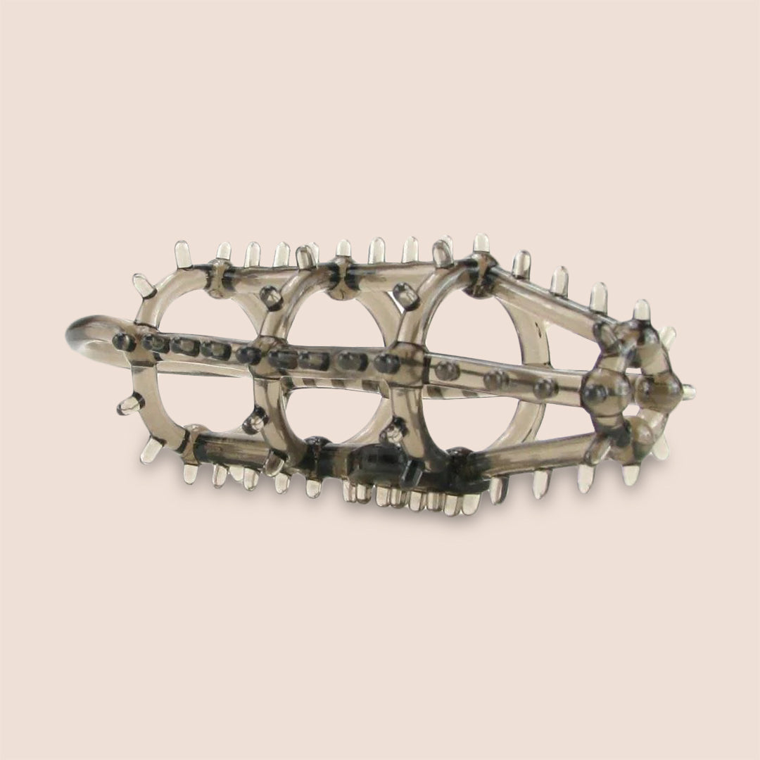 CalExotics Ultimate Cock Cage with Textured Exterior - Comfortable & Secure Male Chastity Device for Long-Term Wear - Perfect for BDSM, Couples Play & Tease Control