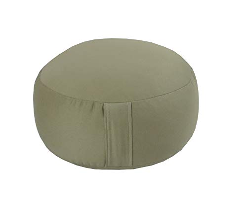 Premium Round Zafu & Zabuton Meditation Cushion Set (2-Piece) - Comfortable Floor Pillow for Yoga, Zen, Mindfulness & Home Meditation Practice