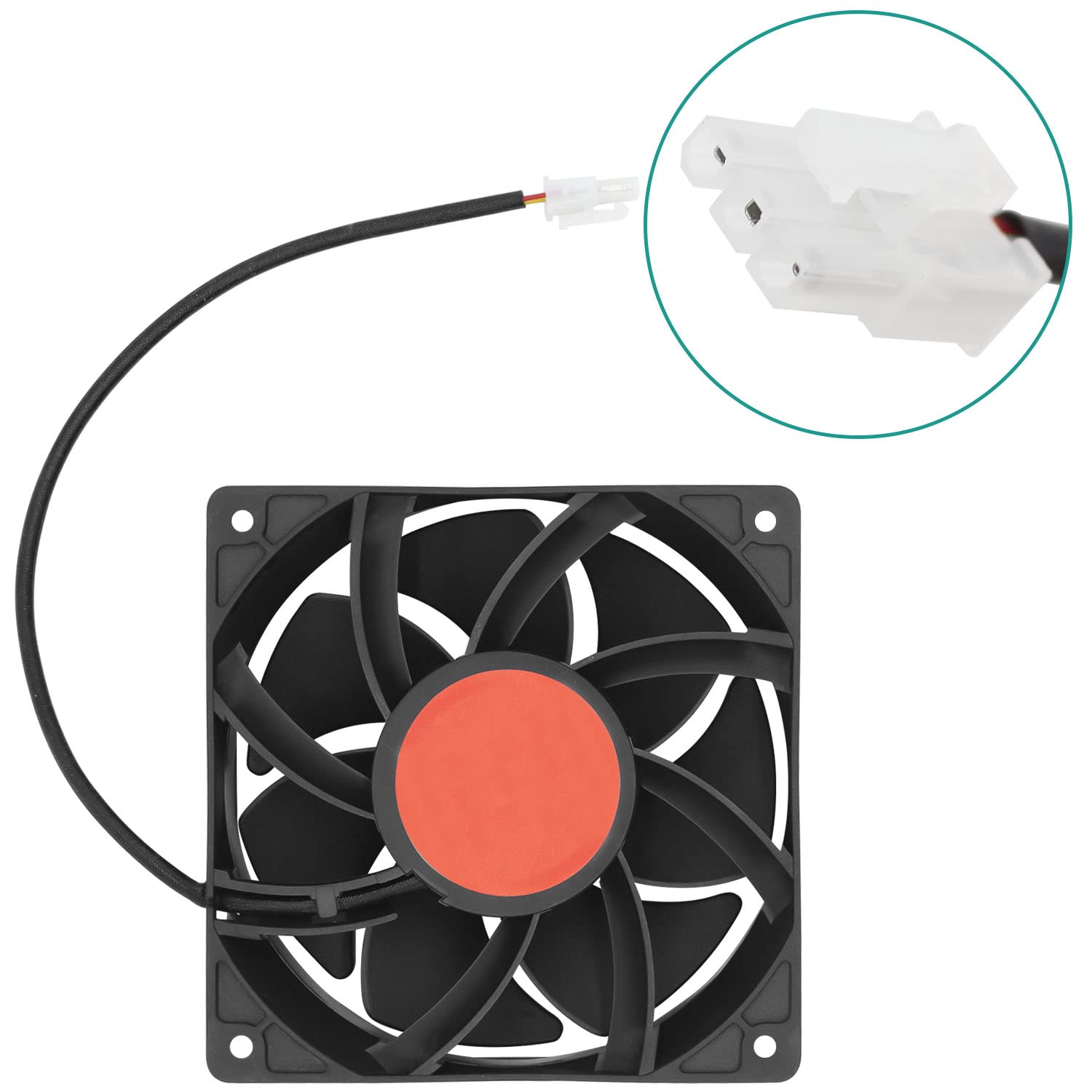 Char-Griller Gravity Fed 980 Grill Temperature Control Fan - 3800RPM Turbo Fan for Fast Heat-Up & Precise Temperature Regulation | Perfect for Backyard BBQs, Tailgating & Outdoor Cooking