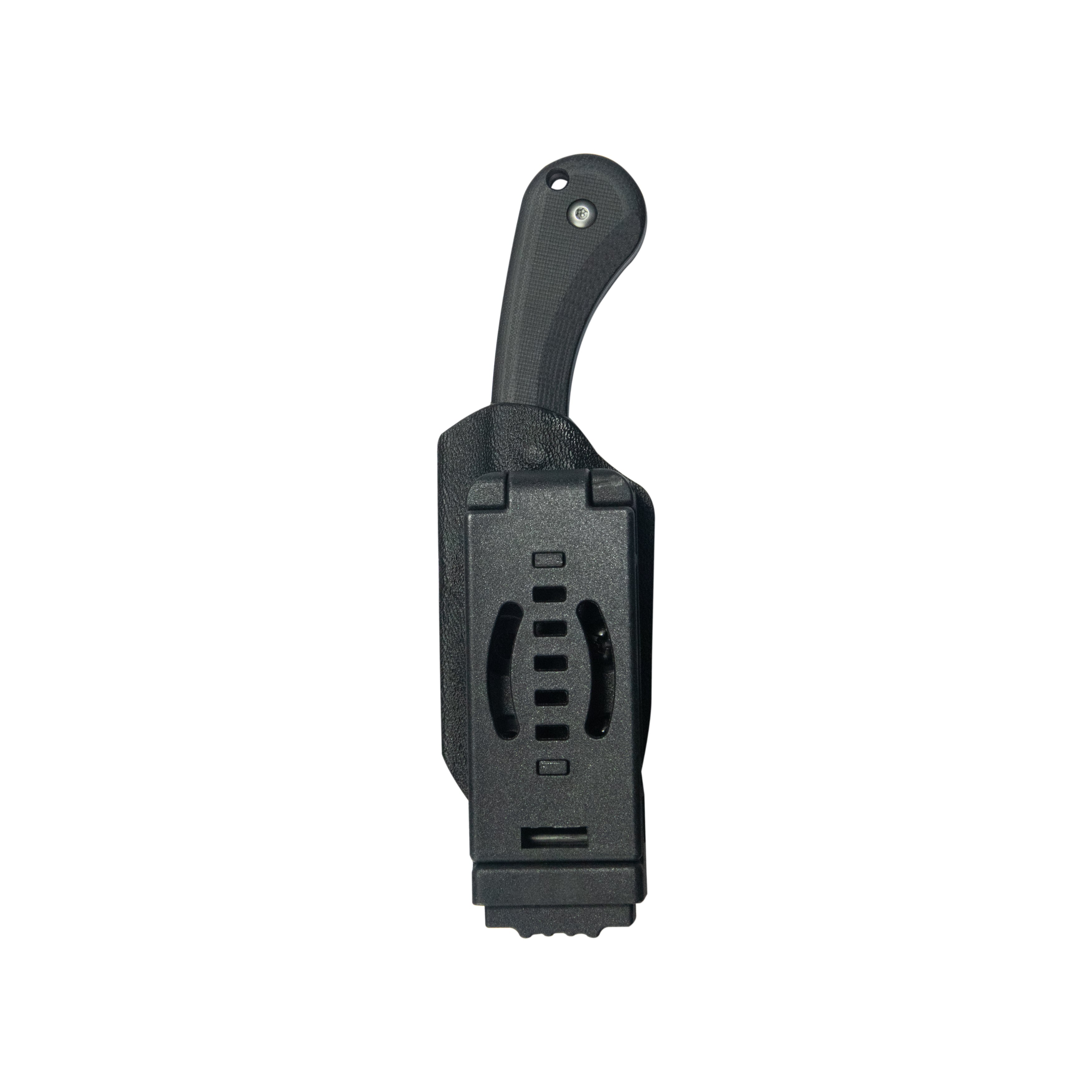 Kubey Pixie Fixed Blade Knife - Black G10 Handle, 2.36