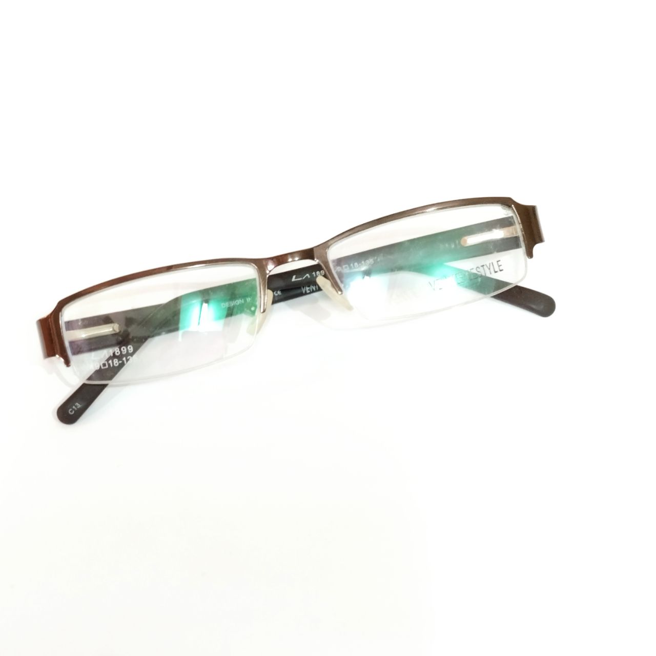 Rectangle Supra Spectacle Frame Glasses LA1899 - Stylish & Durable Eyewear for Men & Women | Perfect for Reading, Driving & Fashion Accessories