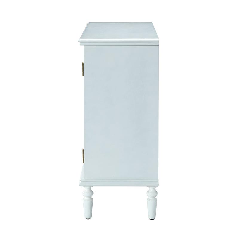 Emathides 32-Inch Tall 2-Door Accent Cabinet with Storage - Modern Entryway Console Table for Hallway, Living Room & Bedroom Organization