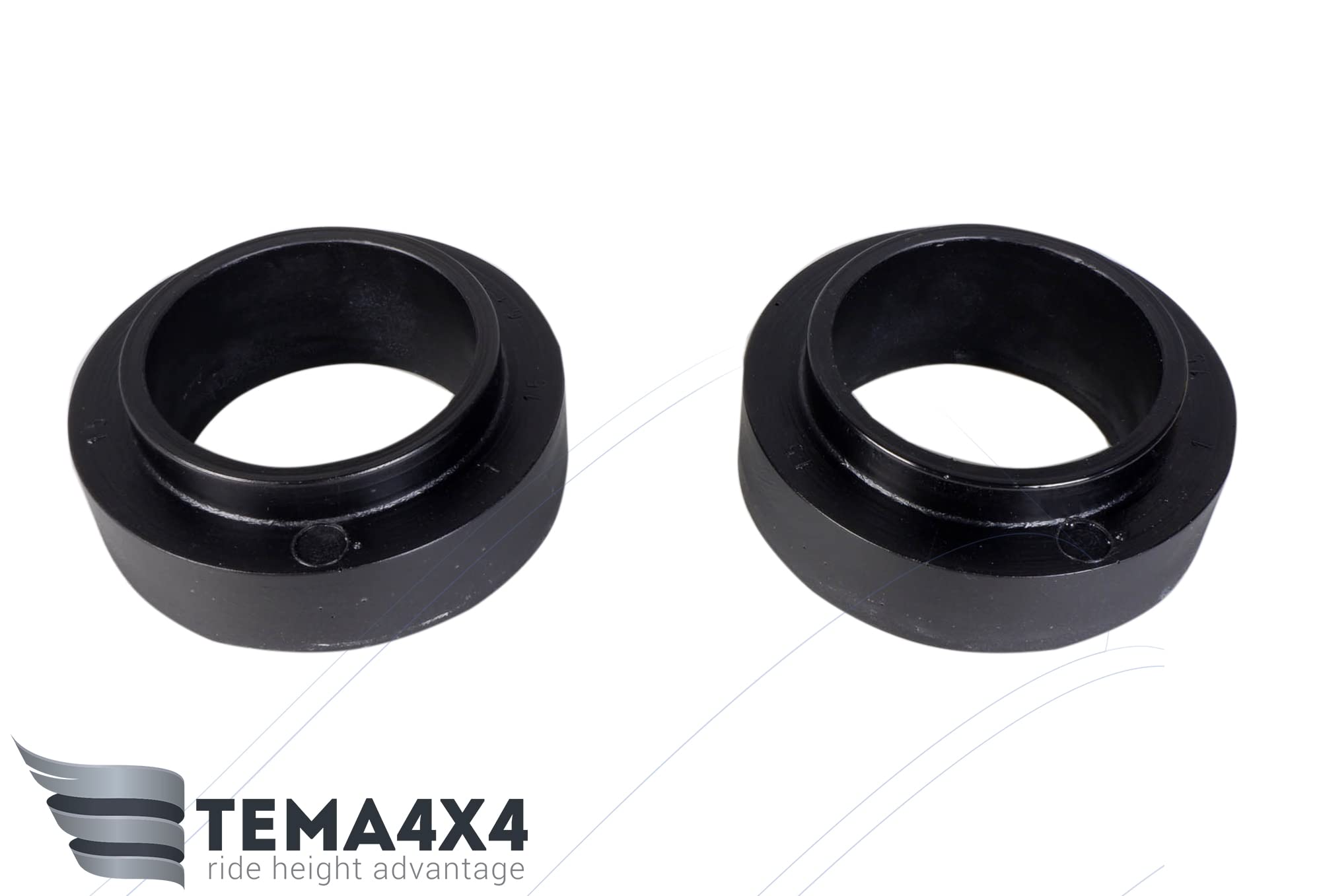 30mm Rear Coil Spacers for Toyota GAIA 1998-2004, IPSUM 1995-2001, NADIA 1998-2003, PICNIC 1996-2001, RAV4 1994-2000, SIENNA 1997-2003, ESTIMA 1990-1999, PREVIA 1990-1999 - Lift Kit for Improved Ground Clearance & Off-Road Performance