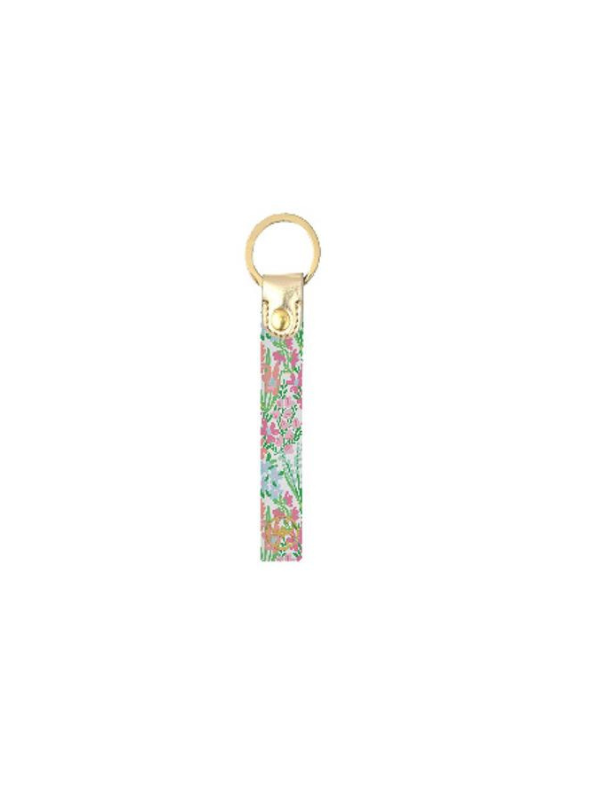 Happy Blooms Keychain - Stylish and Durable Key Fob for Women, Gifts, and Everyday Use - Perfect for Keys, Bags, and Home Decor