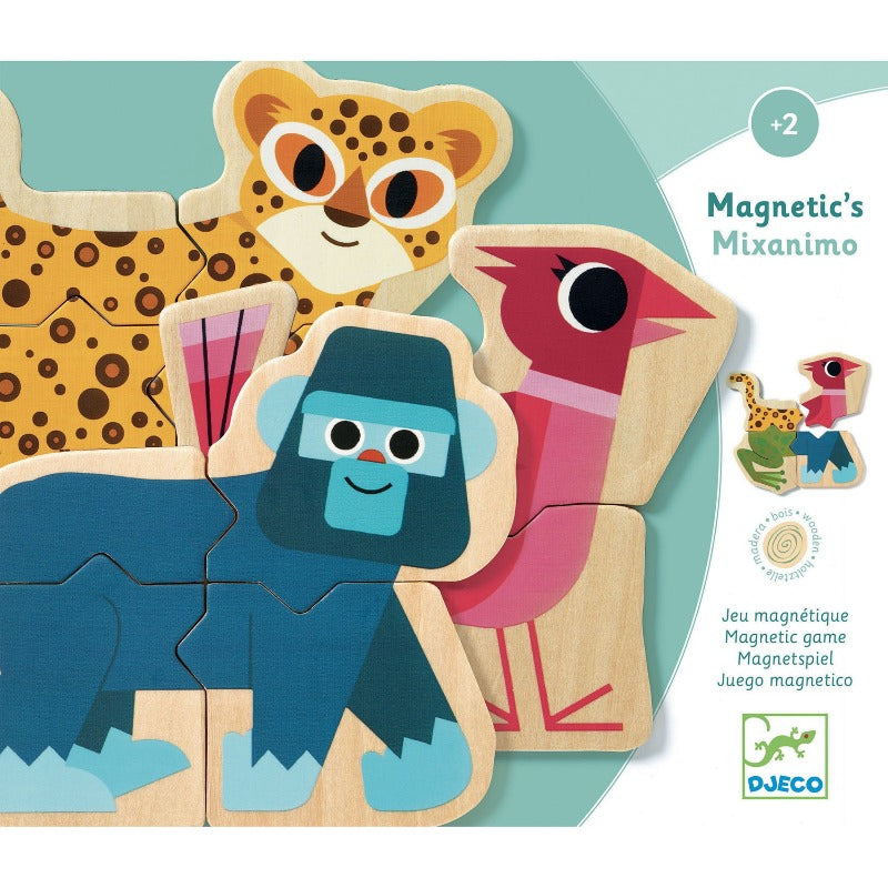 Mixanimo Magnetic Puzzle Game for Kids - Fun & Educational STEM Toy for Family Game Night, Travel & Classroom Activities