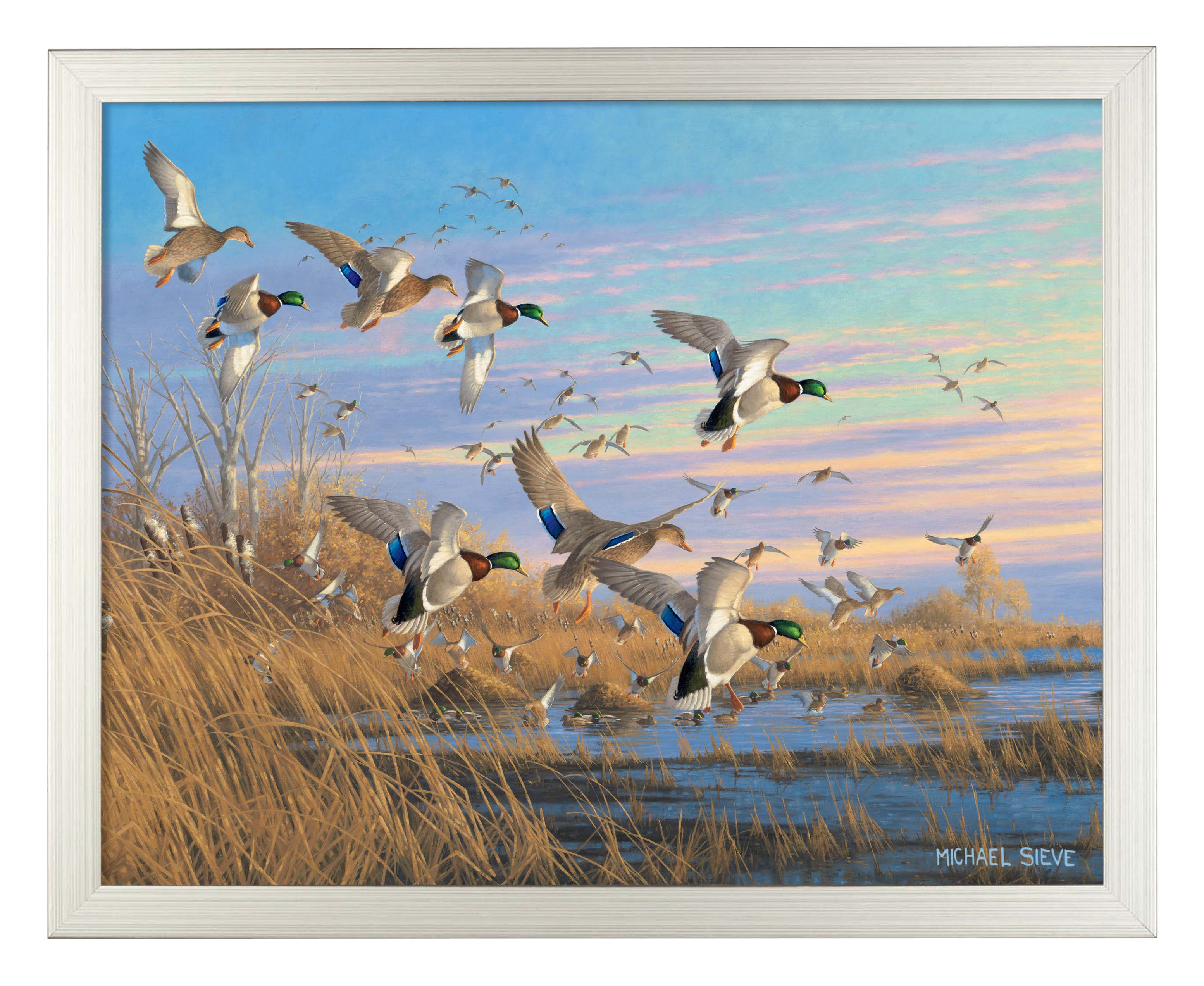 Premium Mallard Duck Art Prints - Handmade Canvas Wall Decor for Home & Office - Perfect for Living Room, Bedroom, or Gift