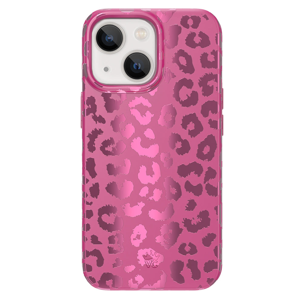 Pink Ruby Leopard iPhone Case - Stylish Protective Cover for iPhone [Model Numbers] - Perfect for Everyday Use, Travel & Fashion Accessories