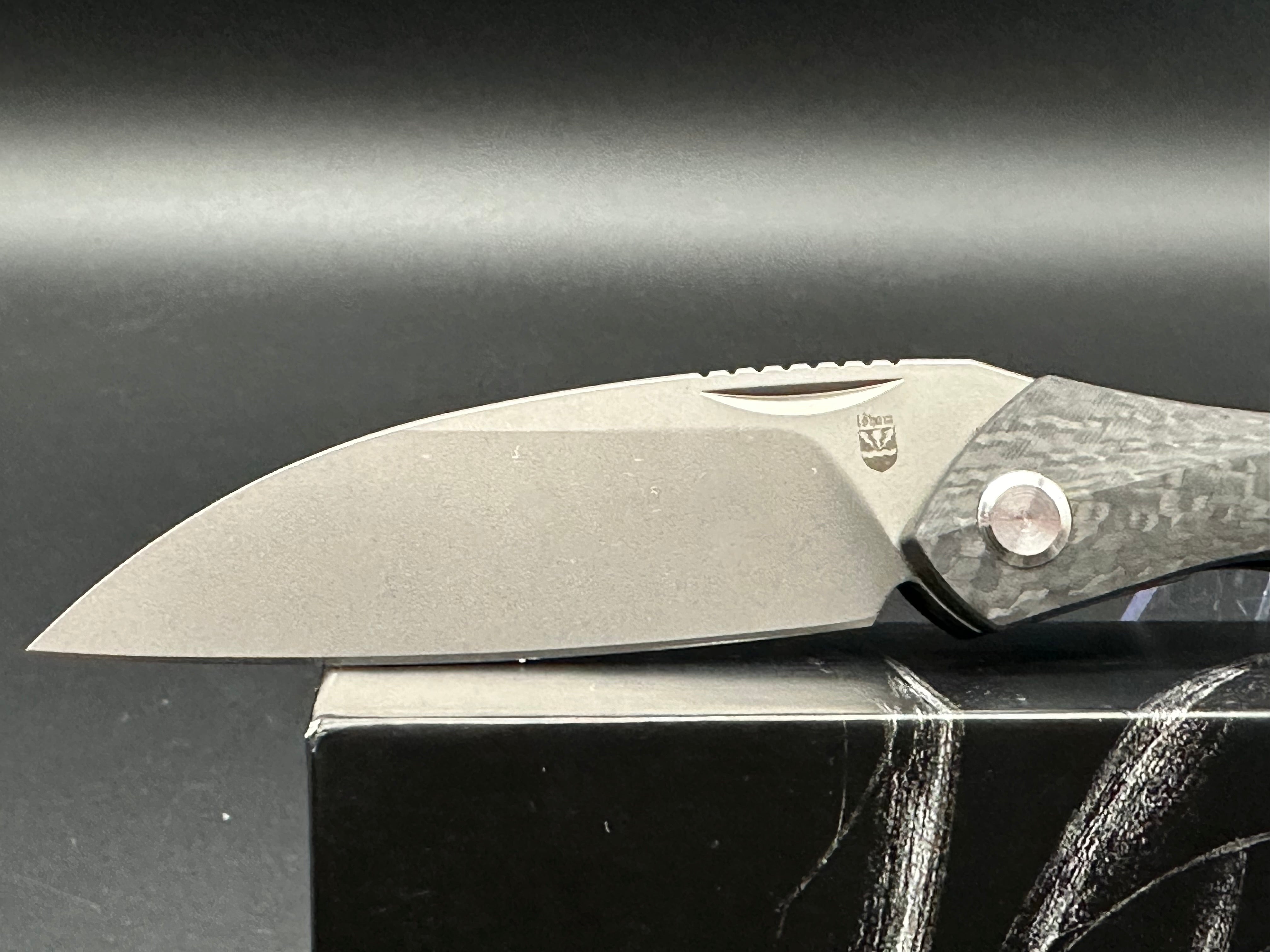 Premium Carbon Fiber Pocket Knife with Satin M390 Blade - Clip Point Design for EDC, Outdoor Adventures & Tactical Use