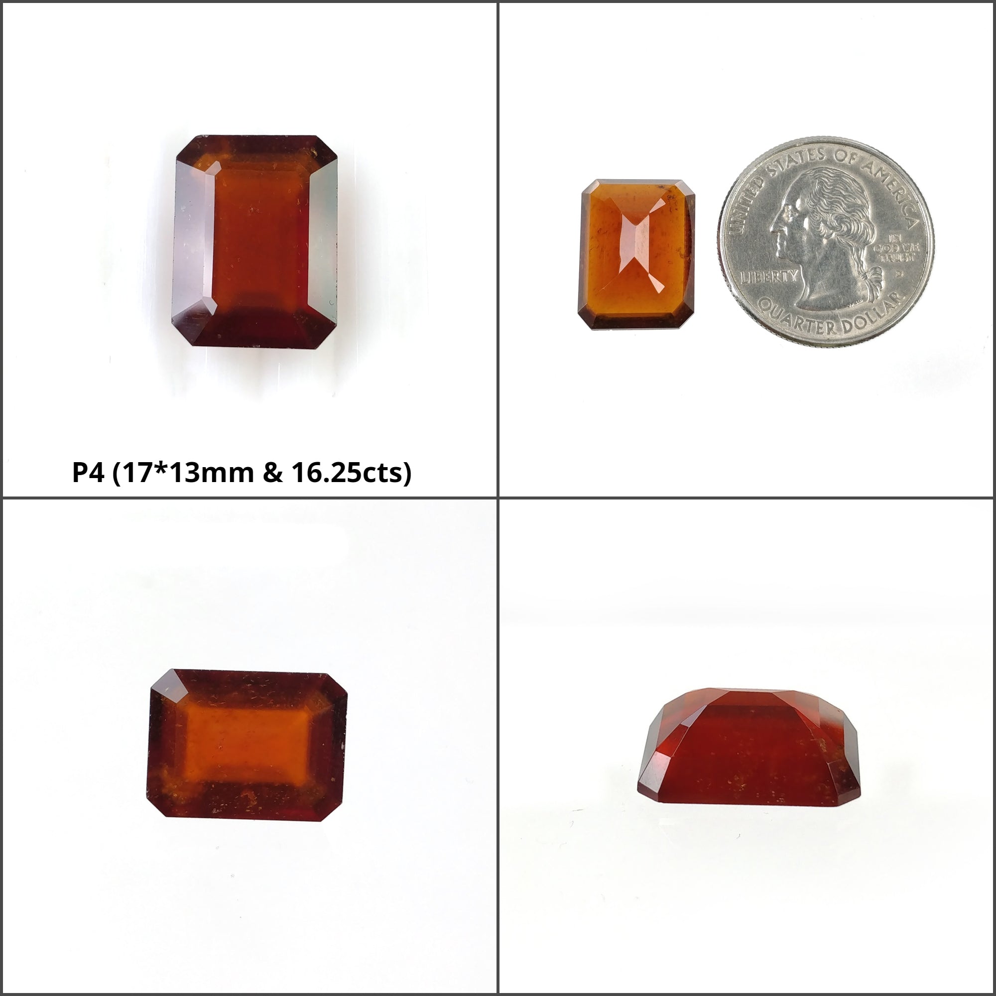 Natural Untreated Hessonite Garnet Gemstone - Oval Cushion Cut Cinnamon Color | Healing Crystal Jewelry Making, Meditation & Spiritual Gifts
