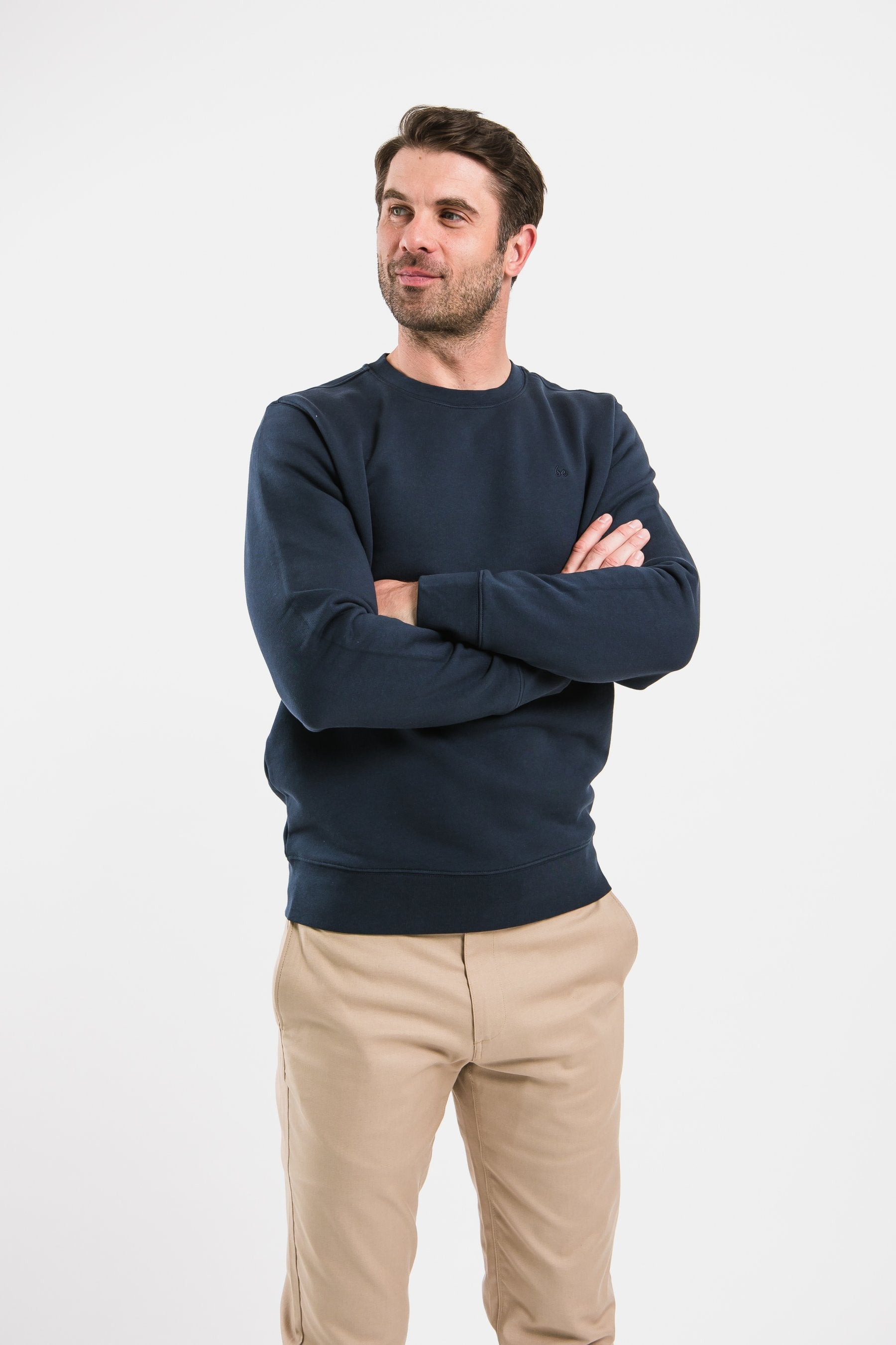 Men's Be Lenka Essentials Sweatshirt - Dark Blue | Comfortable & Stylish Casual Wear for Everyday Outfits