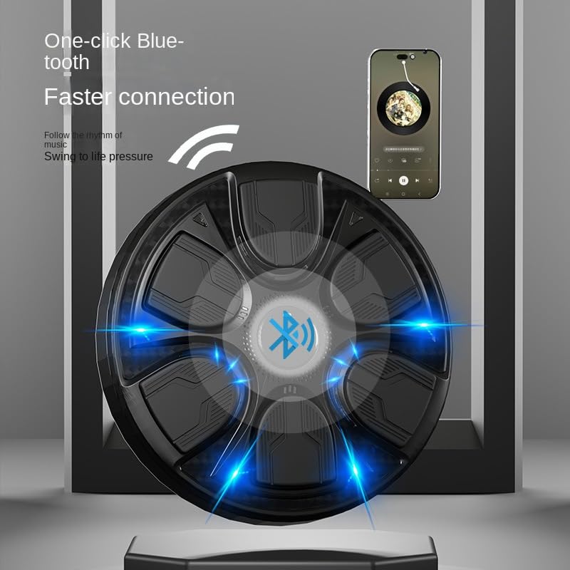 Smart Bluetooth Electronic Wall Mounted Boxing Machine - Home Gym Equipment for Indoor Training & Fitness - Perfect for Boxing, Cardio, and Stress Relief Workouts