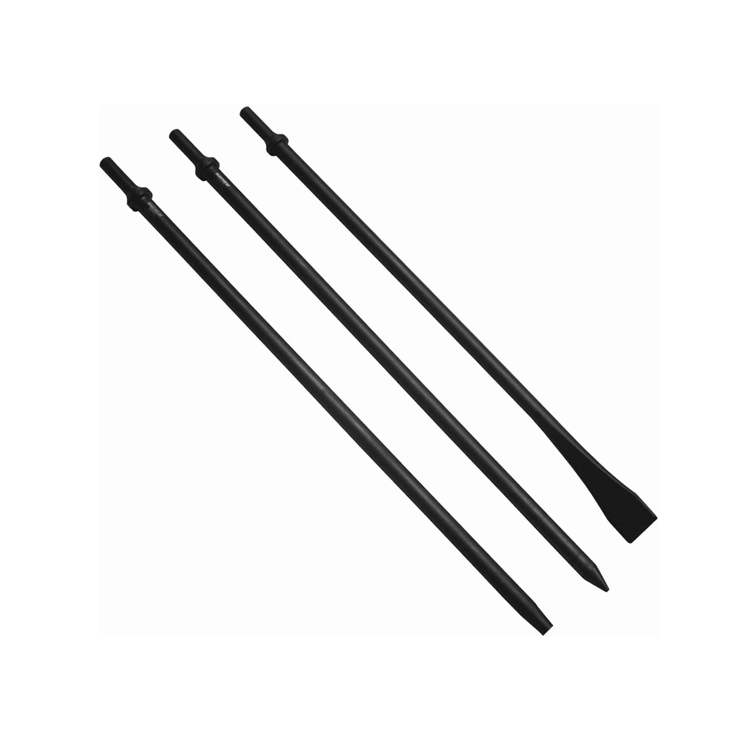 Mayhew 37323 3-Piece Long Punch and Chisel Set - Durable Metalworking Tools for Automotive, HVAC, and DIY Projects