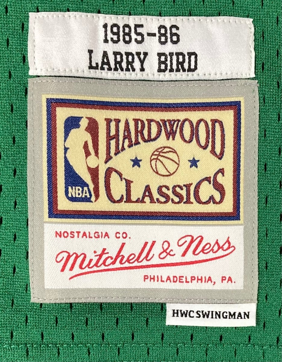 Larry Bird Autographed Boston Celtics Green Mitchell & Ness Hardwood Classics Swingman Jersey - PSA Certified - Perfect for NBA Memorabilia Collectors and Celtics Fans