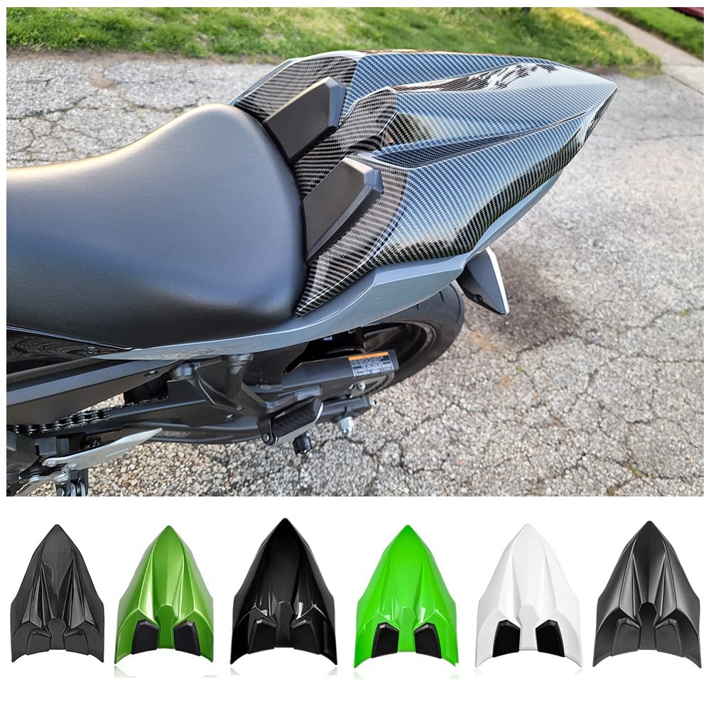 Kawasaki Ninja 650 Z650 Rear Seat Cowl Cover - Black Motorcycle Tail Fairing for 2017-2023 Models | Perfect for Solo Riding & Customization
