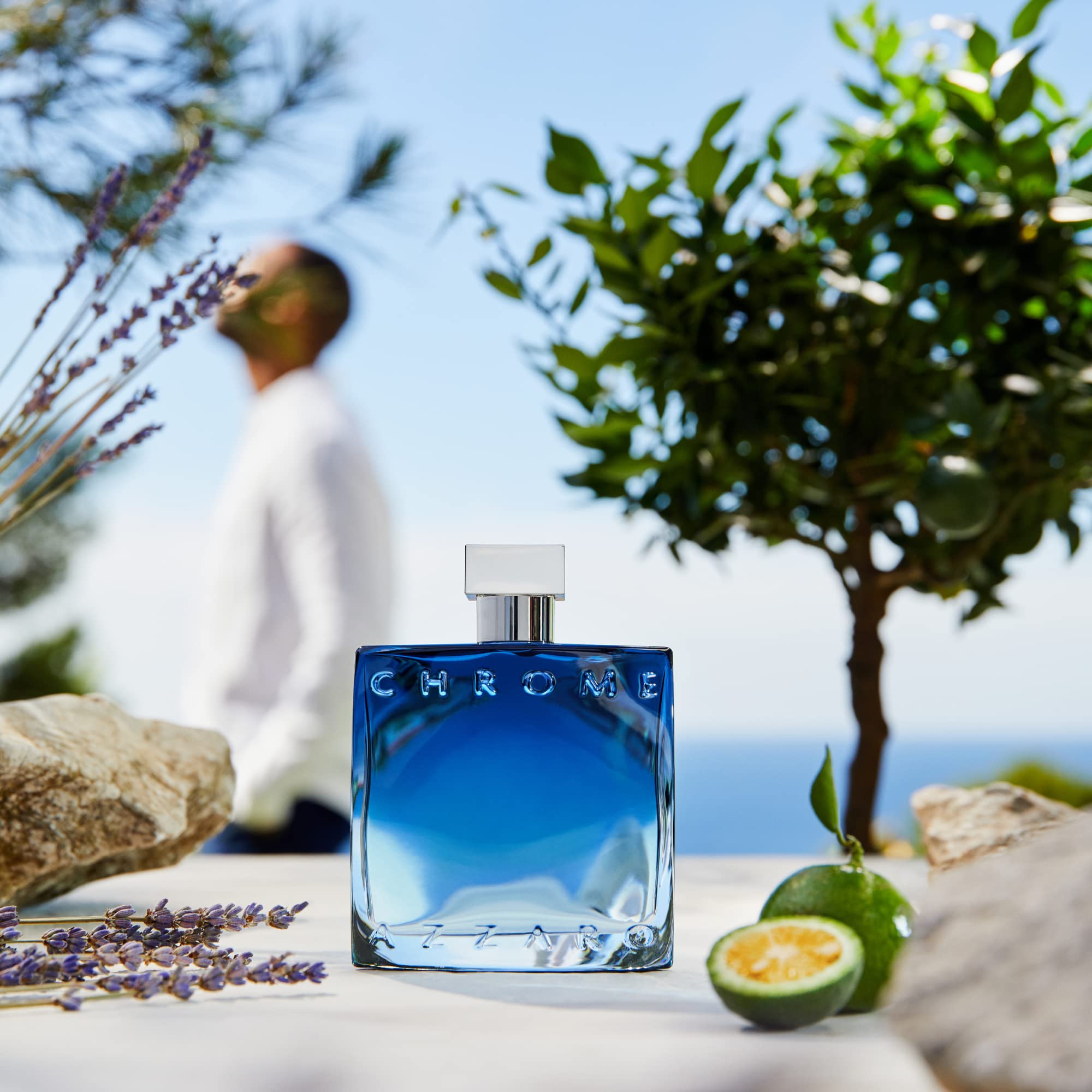 Azzaro Chrome Eau de Parfum for Men - Fresh Aquatic Cologne with Citrus & Woody Notes - Long Lasting Luxury Fragrance | Perfect for Daily Wear, Office & Special Occasions