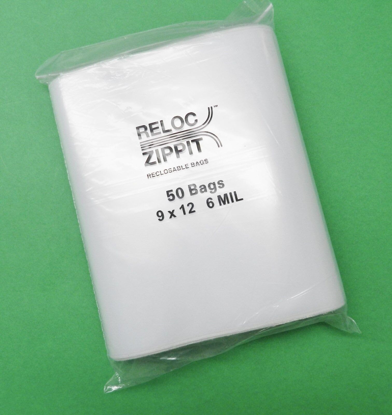 50 Heavy Duty 6 Mil Clear Reclosable Zippit Bags 9