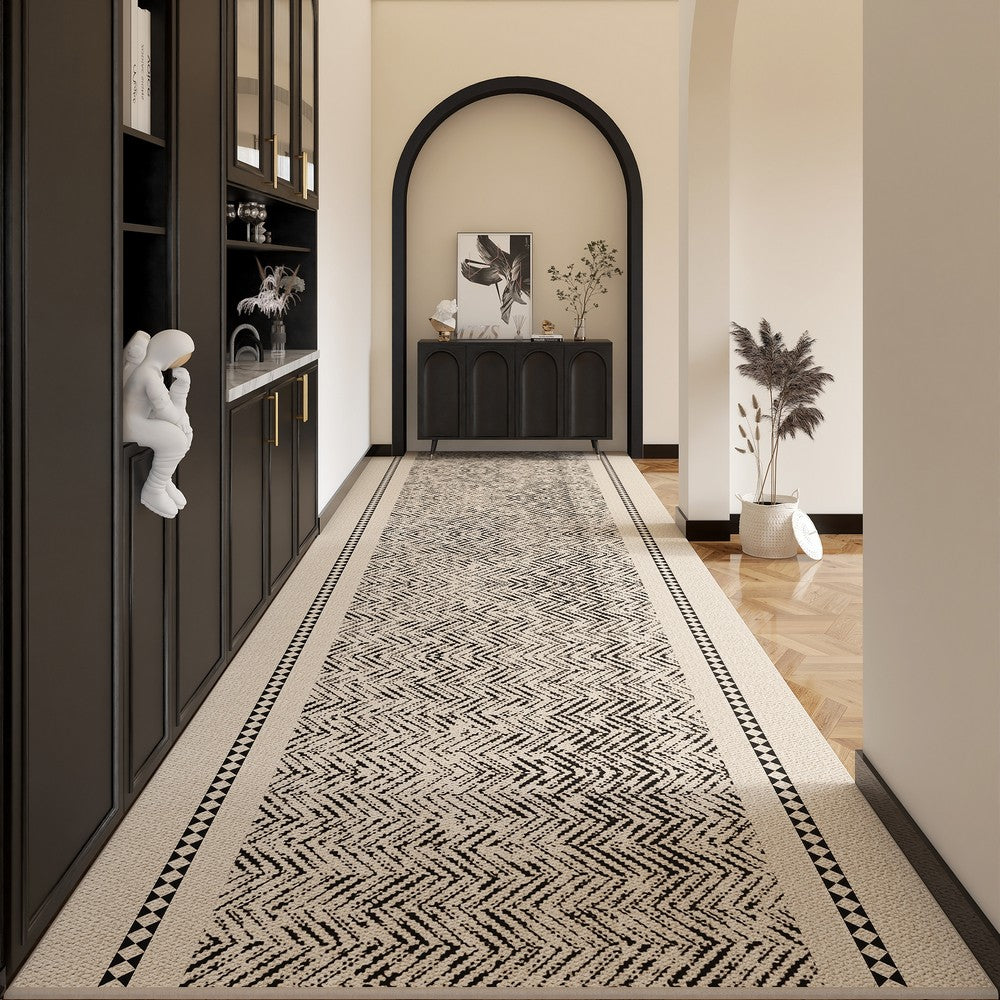 Washable Extra Long Narrow Runner Rugs for Hallway & Entryway - Modern Easy Care Non-Slip Floor Mat for High Traffic Areas | Perfect for Home, Office, and Apartment Decor