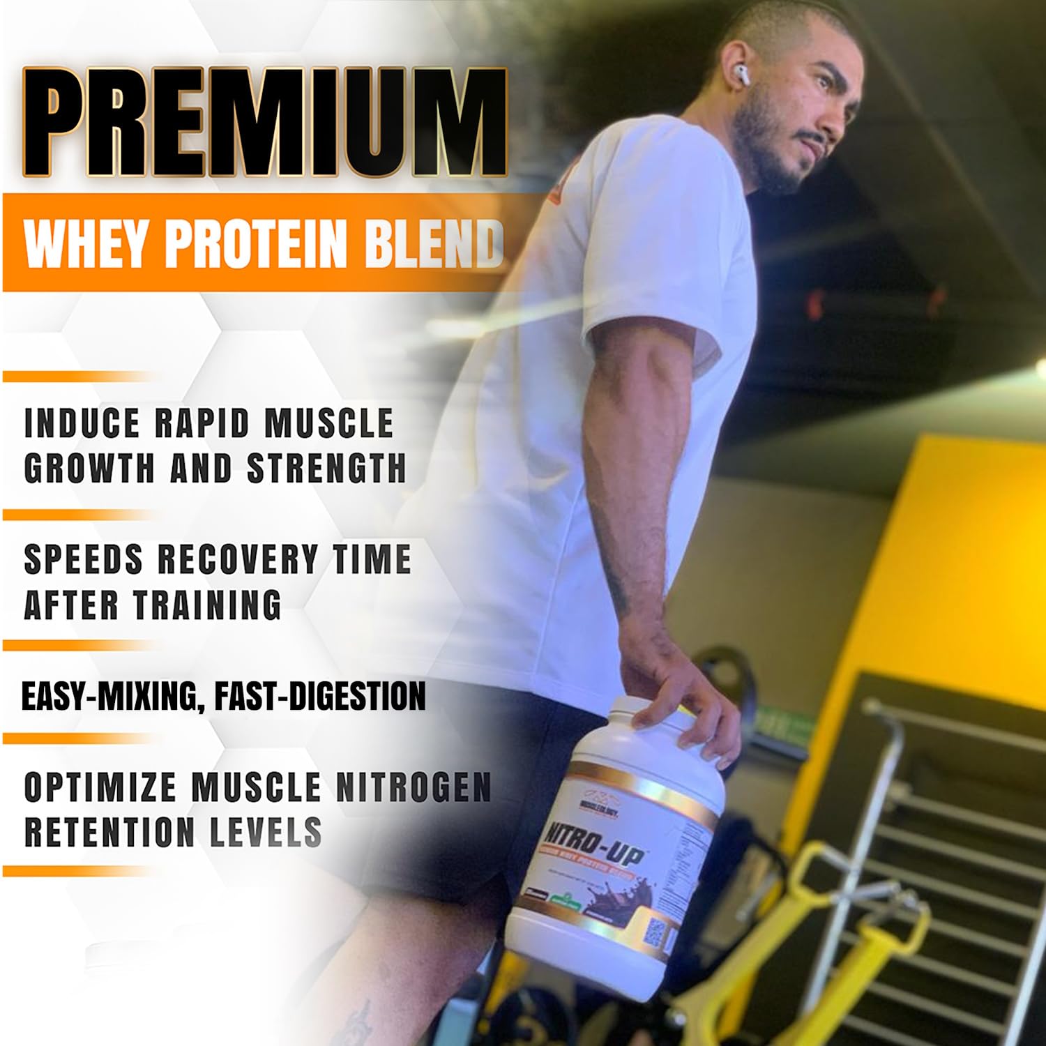 Premium Whey Protein Powder for Muscle Growth & Recovery - Best for Post-Workout, Weight Loss & Fitness Enthusiasts - Ideal for Smoothies, Shakes & Healthy Snacks