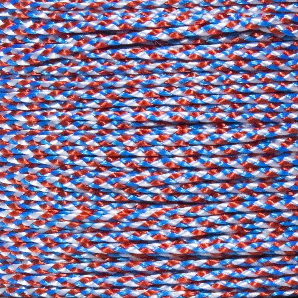 Braided Nano Cord 0.75mm x 300ft - USA Camo 2-Pack for Jewelry & Crafts