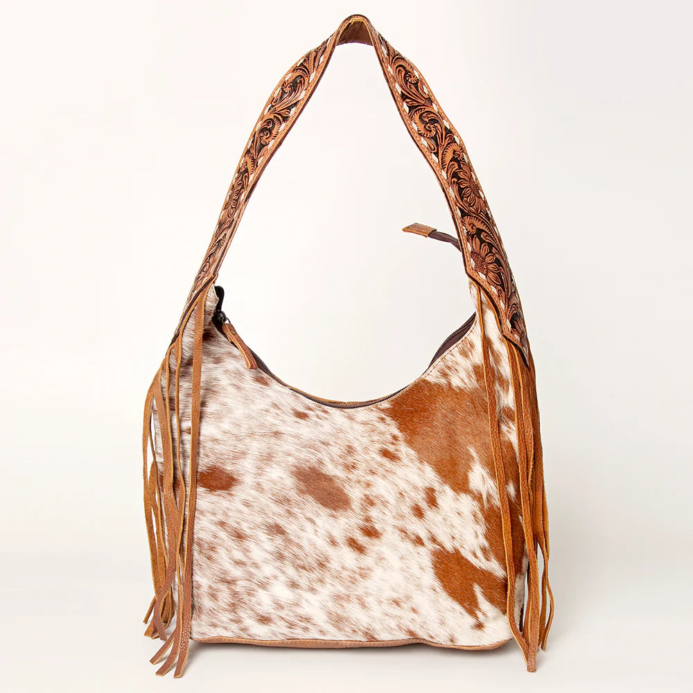 American Darling Conceal Carry Shoulder Bag for Women - Premium Brown Leather Hidden Holster Purse | Perfect for Everyday Use, Travel & Concealed Carry