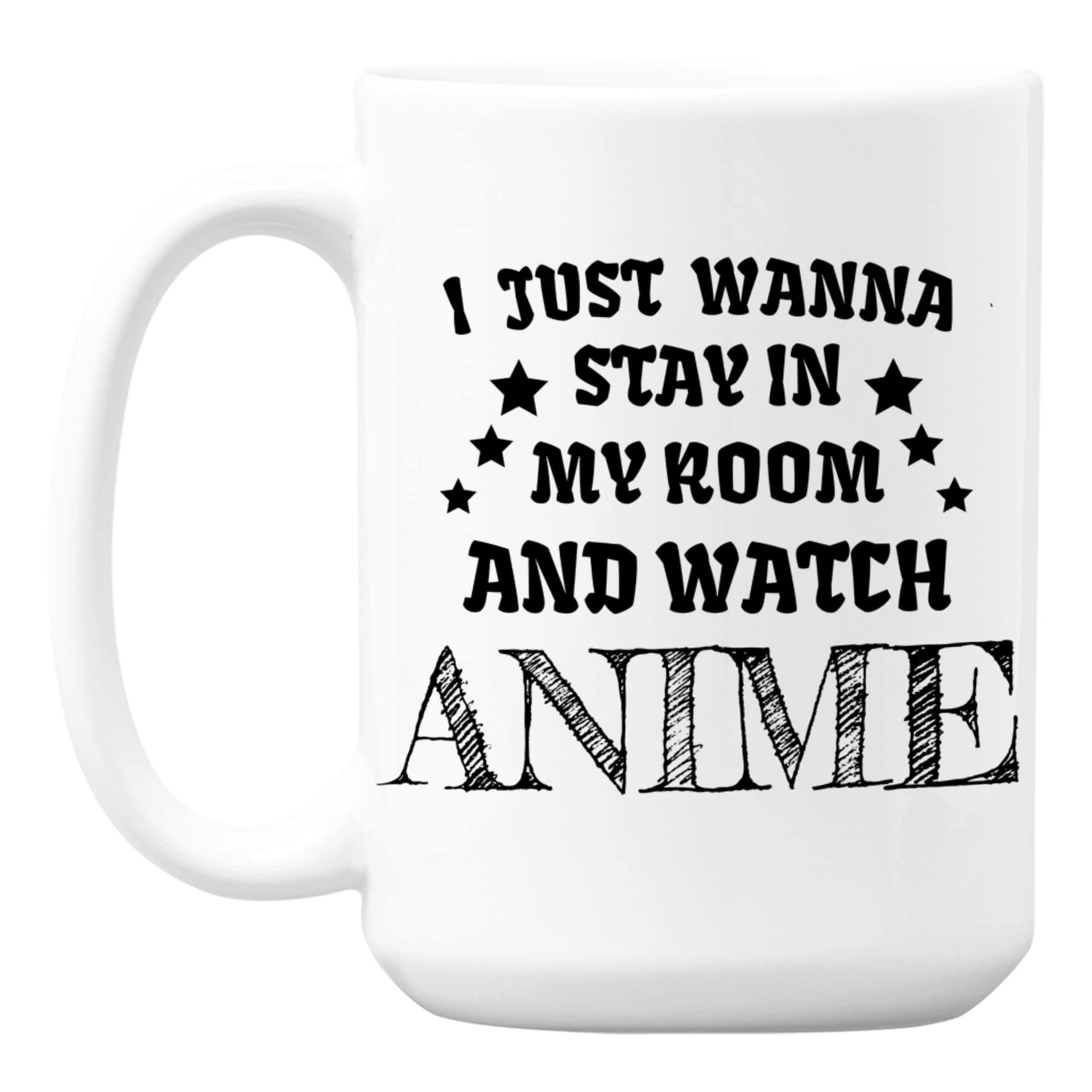 Anime Addiction Themed Coffee & Tea Mug - Perfect Gift for Anime Lovers, Manga Fans, Cosplayers & Artists (15oz Ceramic Cup) | Great for Home, Office Use & Anime Watching Sessions