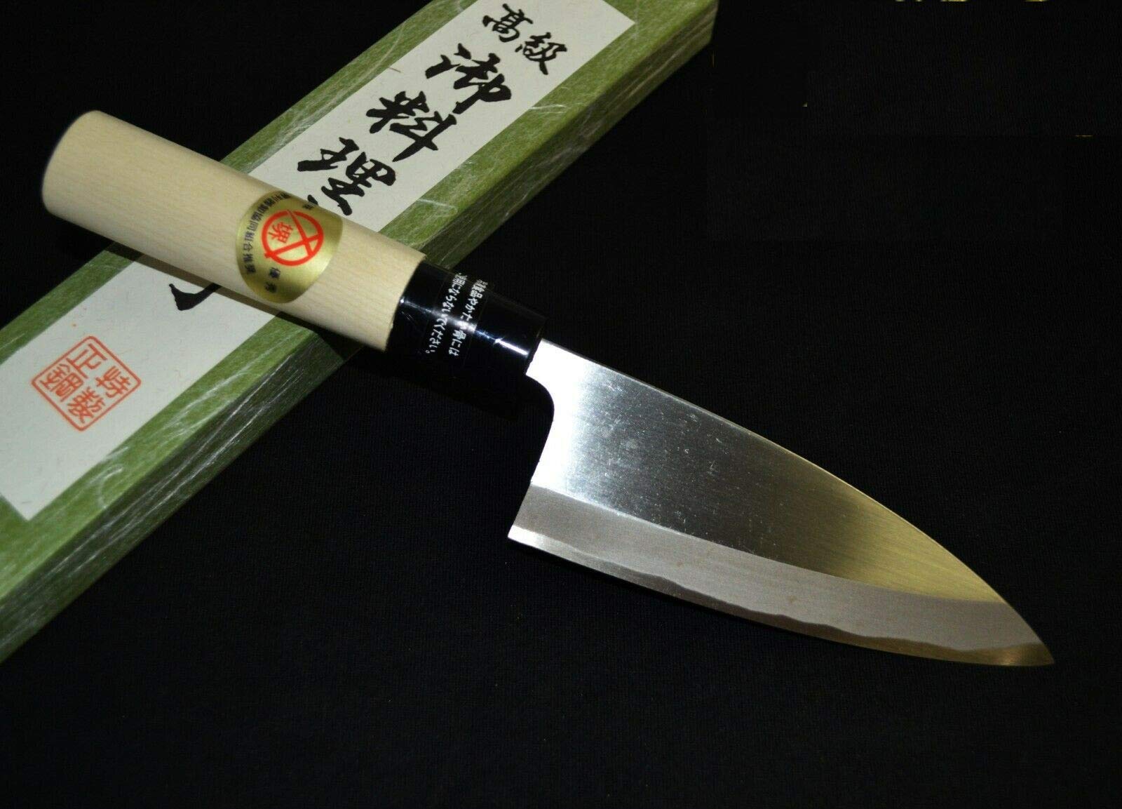 Premium Japanese Sakai Deba Knife 120mm - Authentic Handcrafted Chef Knife for Sushi, Fish & Meat - Perfect for Professional Chefs & Home Cooking Enthusiasts