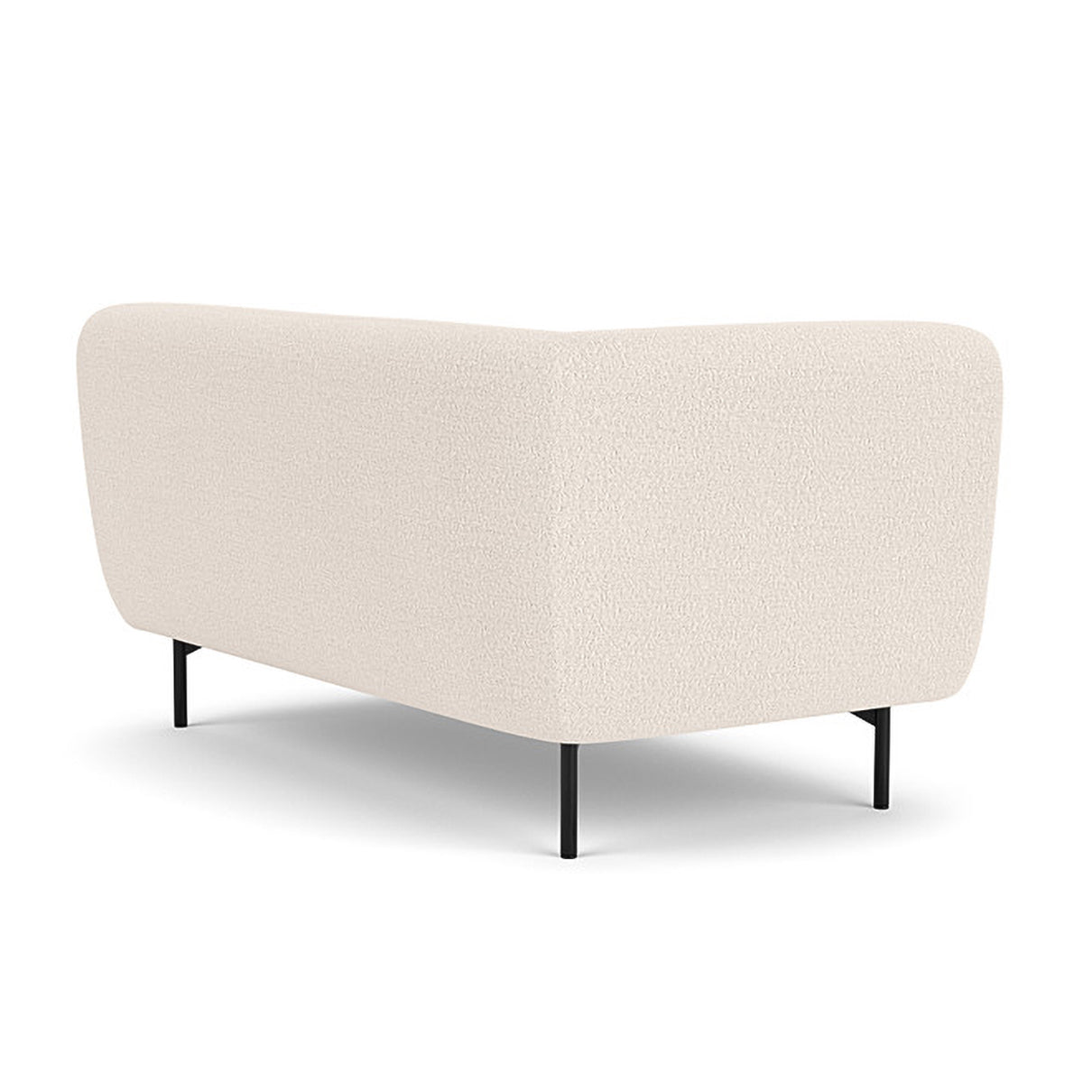 Alfred Boucle Left 2 Seater Modular Sofa - Modern Sectional Couch for Living Room, Small Space & Apartment - Soft Fabric Upholstery with Reversible Design