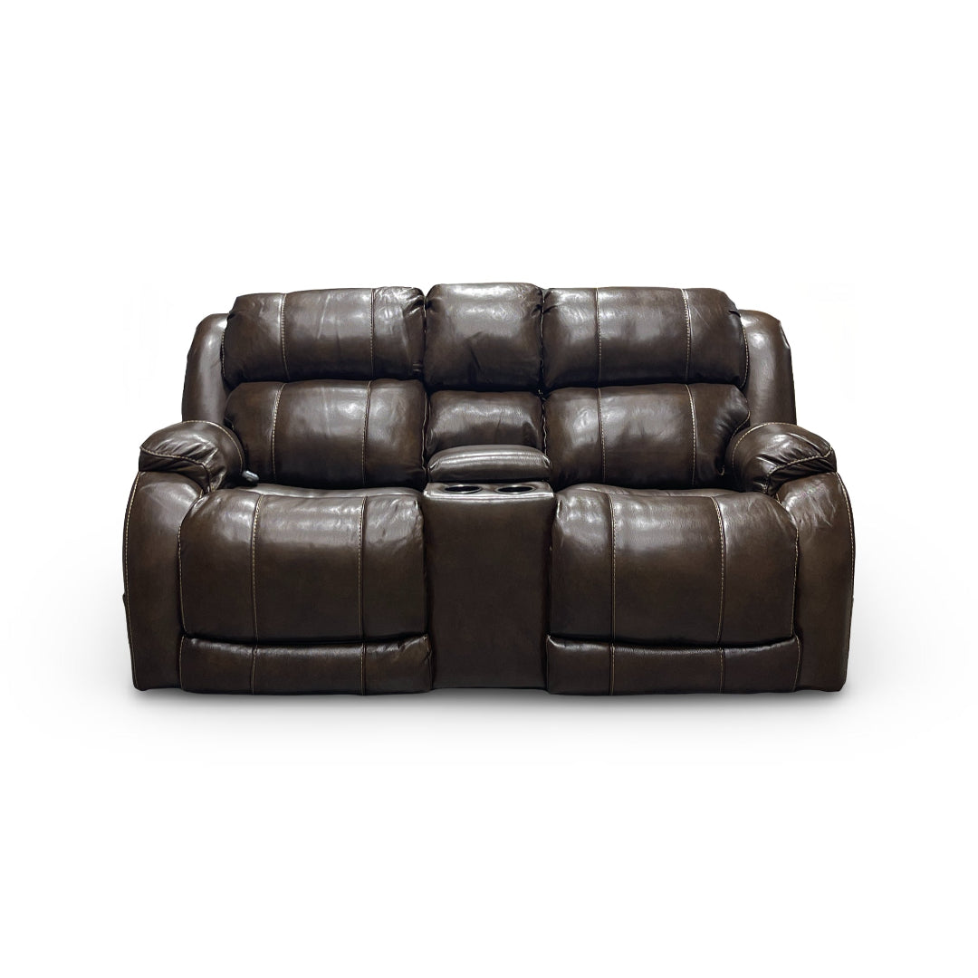 Andrew Genuine Leather Power Reclining Sofa Set - 3-Piece Living Room Sectional with USB Charging | Perfect for Home Theater, Family Gatherings & Relaxation