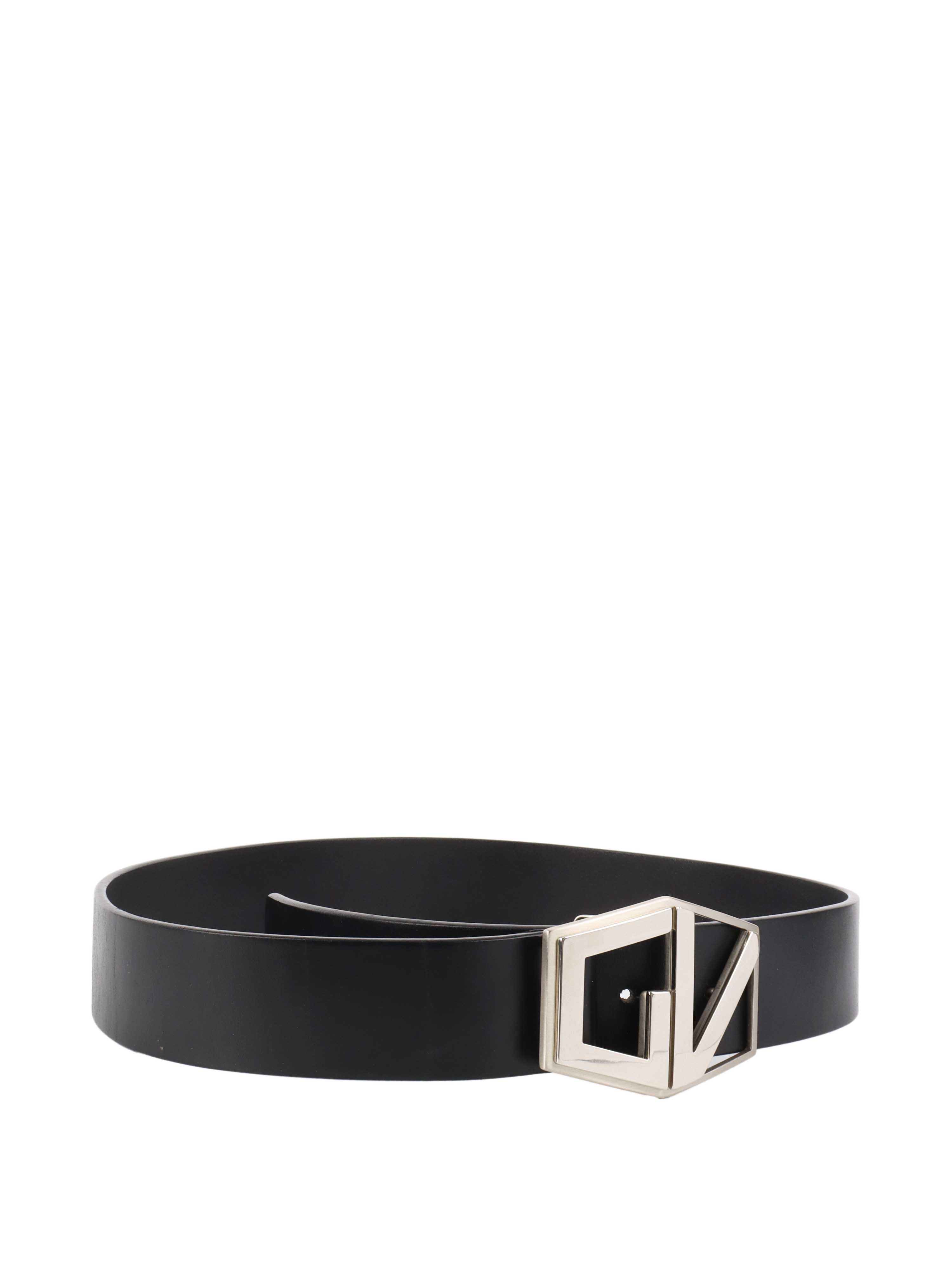 Versace Black Genuine Leather Belt for Men - Stylish Designer Fashion Accessory for Jeans, Suits & Casual Wear