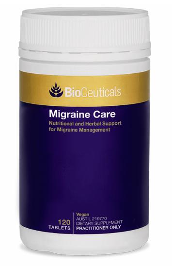 BioCeuticals Migraine Relief Supplement - Fast-Acting Natural Headache Support for Adults - Use at Home, Work or Travel