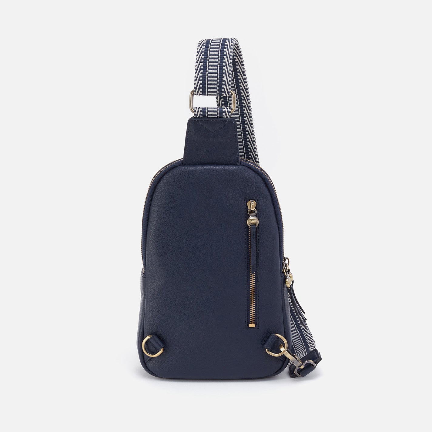 Pebbled Leather Crossbody Sling Bag in Sapphire Blue - Stylish & Durable Women's Shoulder Purse for Everyday Use, Travel & Work