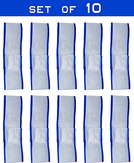 KAVIN 10-Pack Disposable Headbands for Hair Bleaching, Spa & Facial - Soft & Stretchable Hair Bands for Salon, Home & Professional Use - Perfect for Hair Coloring, Skincare & Beauty Treatments