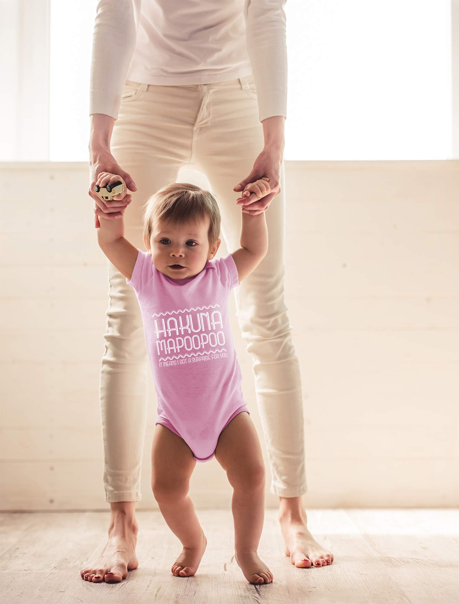 Funny Hakuna Mapoopoo Baby Bodysuit Outfits for Newborn Boys & Girls - Soft Cotton Infant Onesies - Perfect for Photo Shoots, Birthday Gifts & Everyday Wear