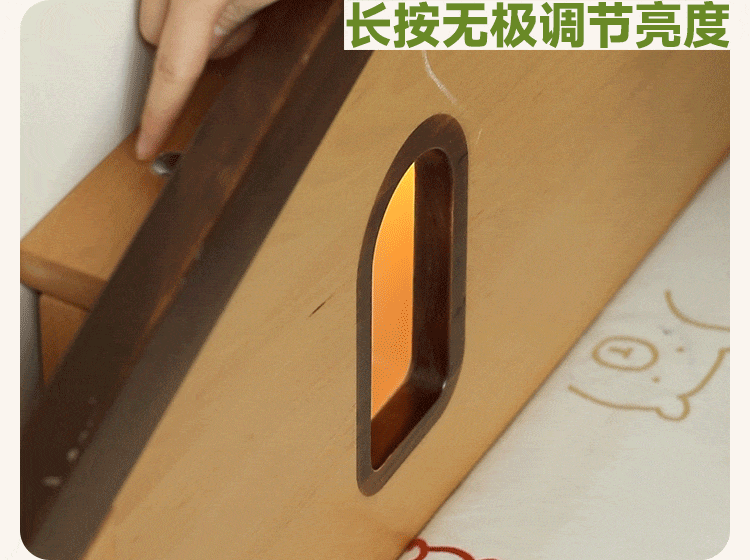 Kids Wooden Bed with Night Light - Beech & Poplar Little House Design with 15-Minute Auto Light Off - Perfect for Bedrooms, Playrooms & Cozy Sleep Spaces