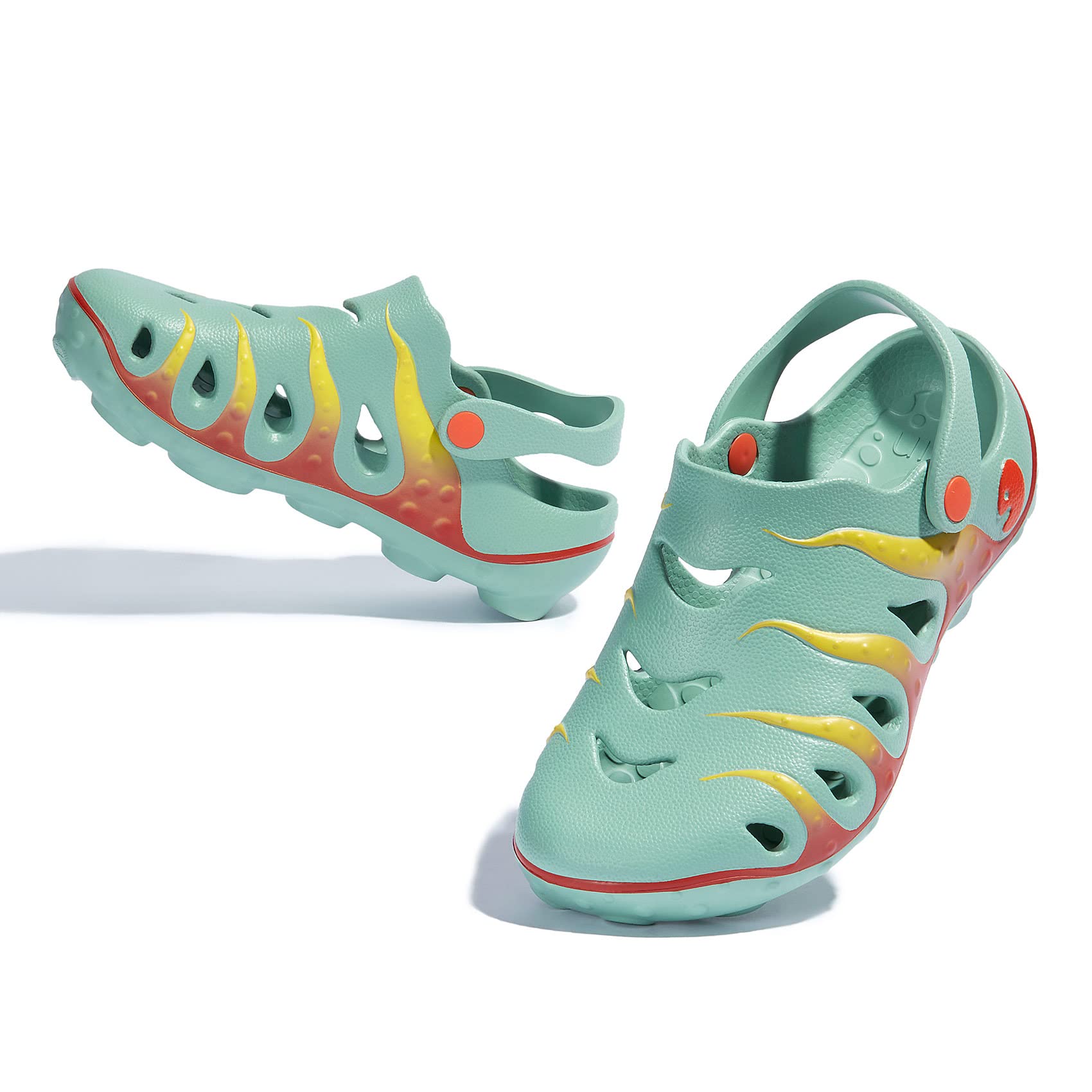 **UIN Men's Clog Garden Shoes - Slip-On Beach & Outdoor Slippers Sandals with Octopus Design - Perfect for Gardening, Beach Walks & Casual Wear**